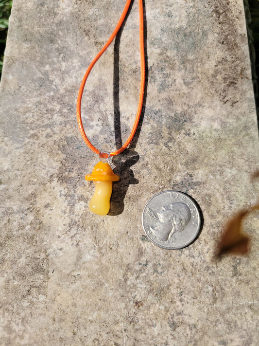 Glass 3D Mushroom Suncatcher - Handblown Glass - ALE Glass