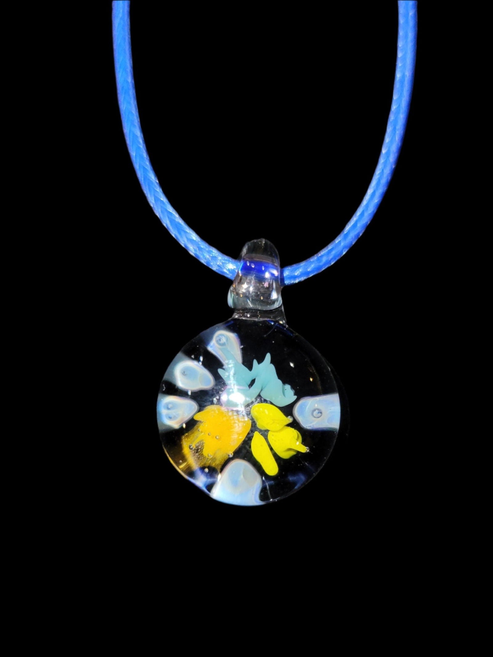 Glass Coral Implosion Jewelry - Handblown Glass - ALE Glass