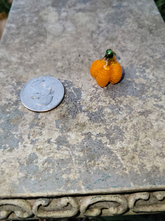 Glass Mini Pumpkin - Handblown Glass - ALE Glass