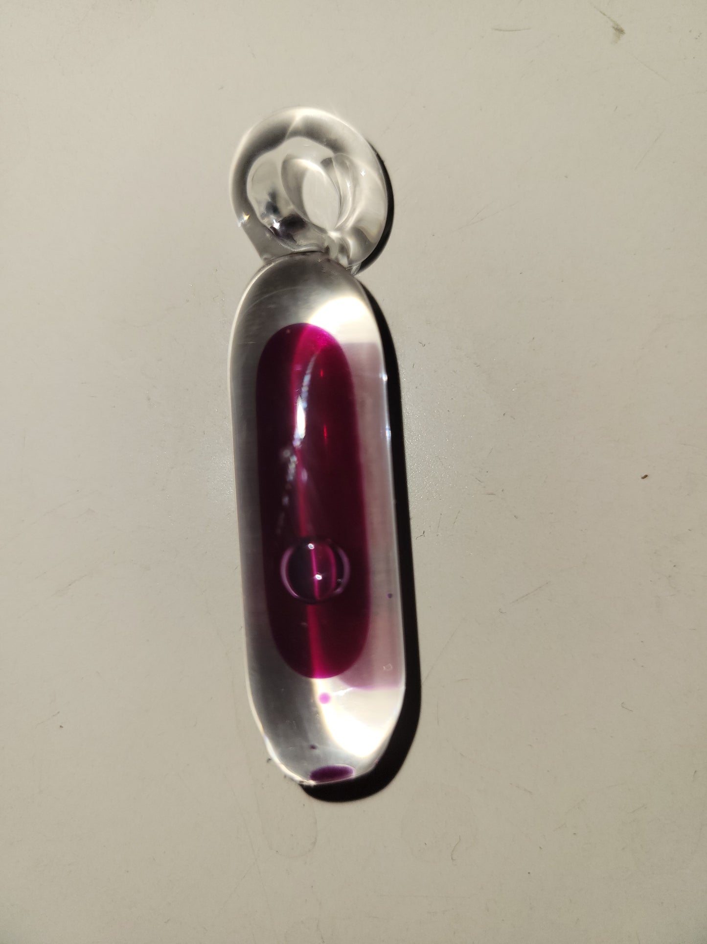 Liquid Filled Glass Lava Fidget Pendants - Handblown Glass