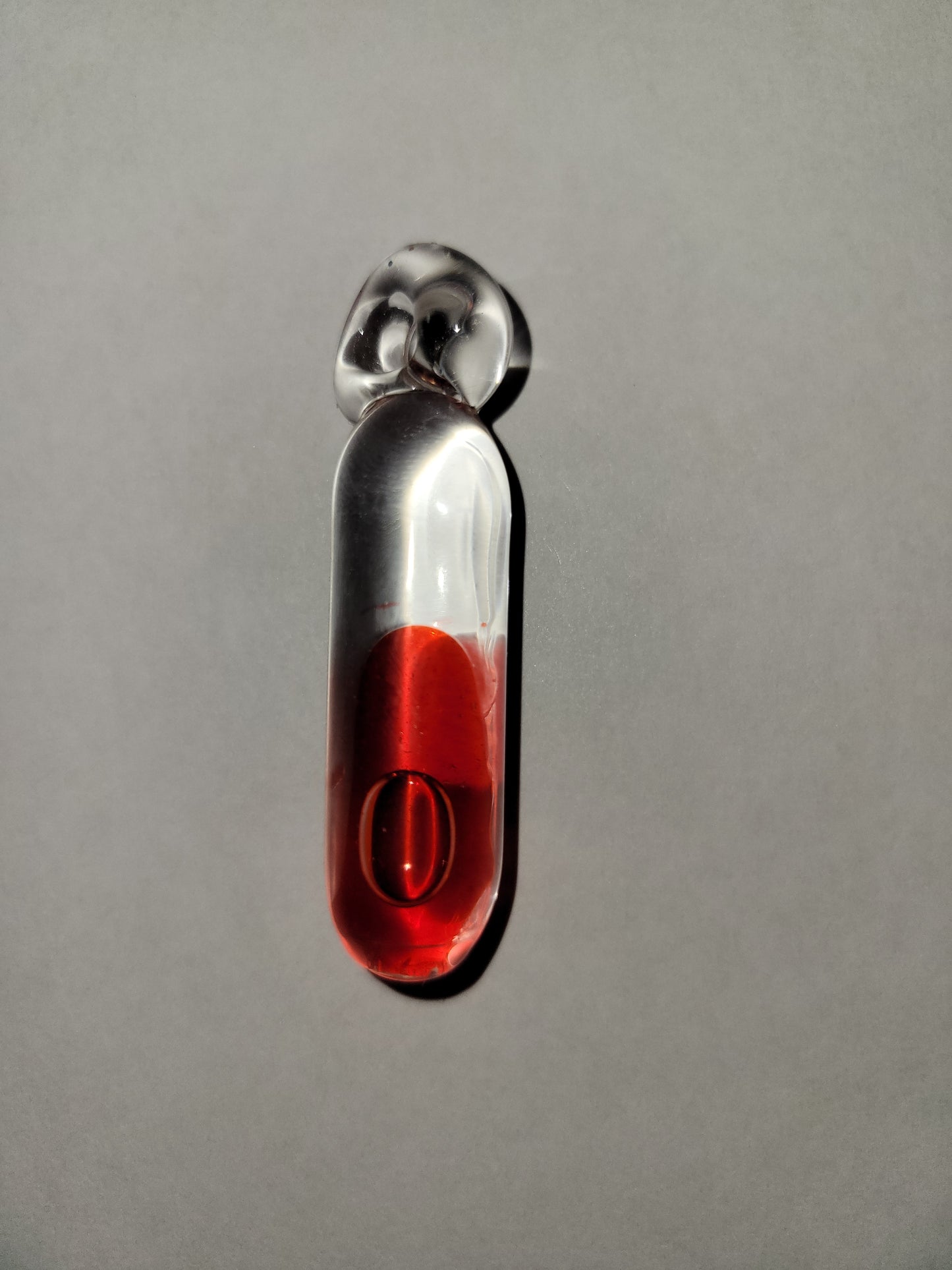 Liquid Filled Glass Lava Fidget Pendants - Handblown Glass