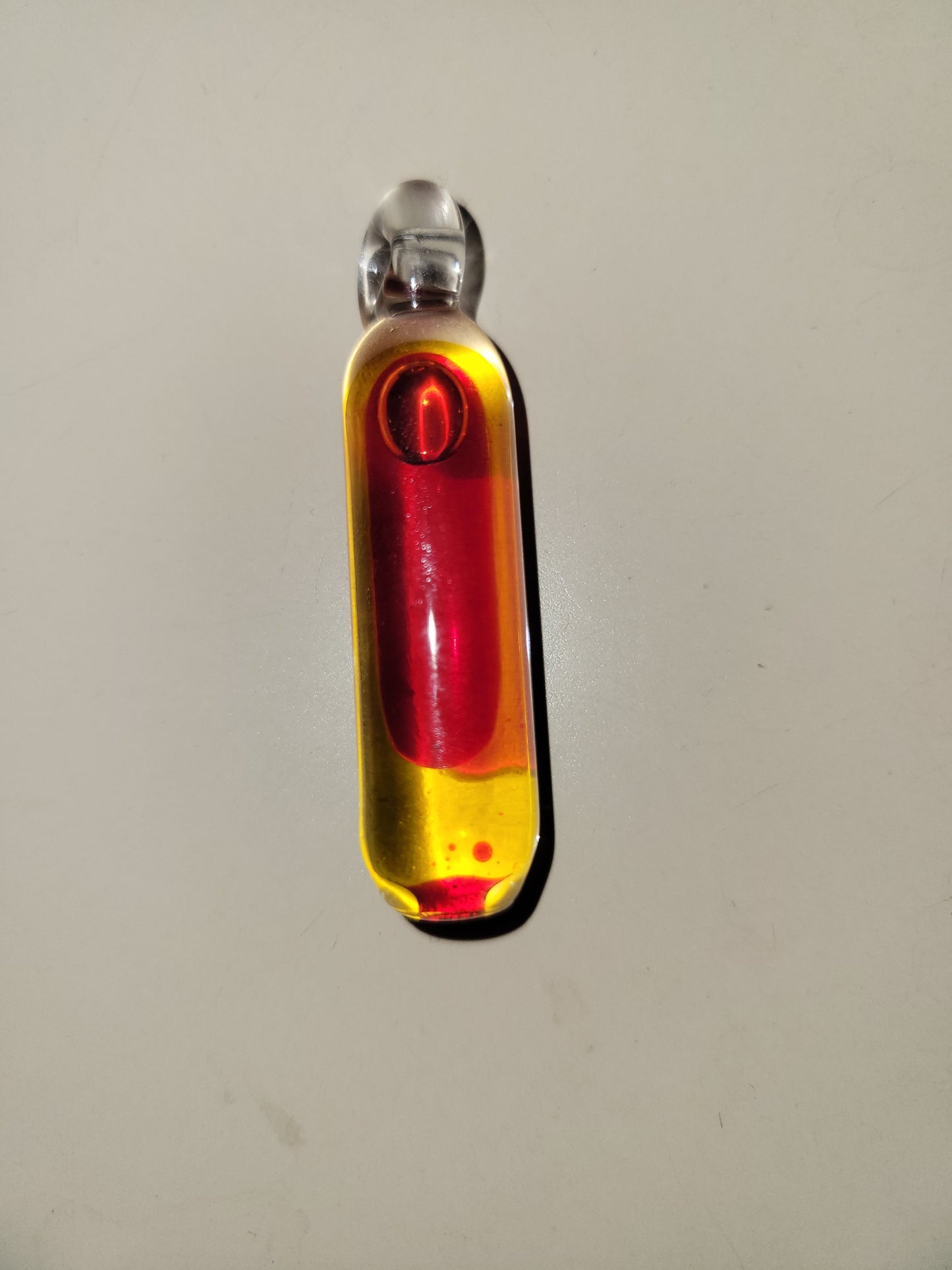 Liquid Filled Glass Lava Fidget Pendants - Handblown Glass