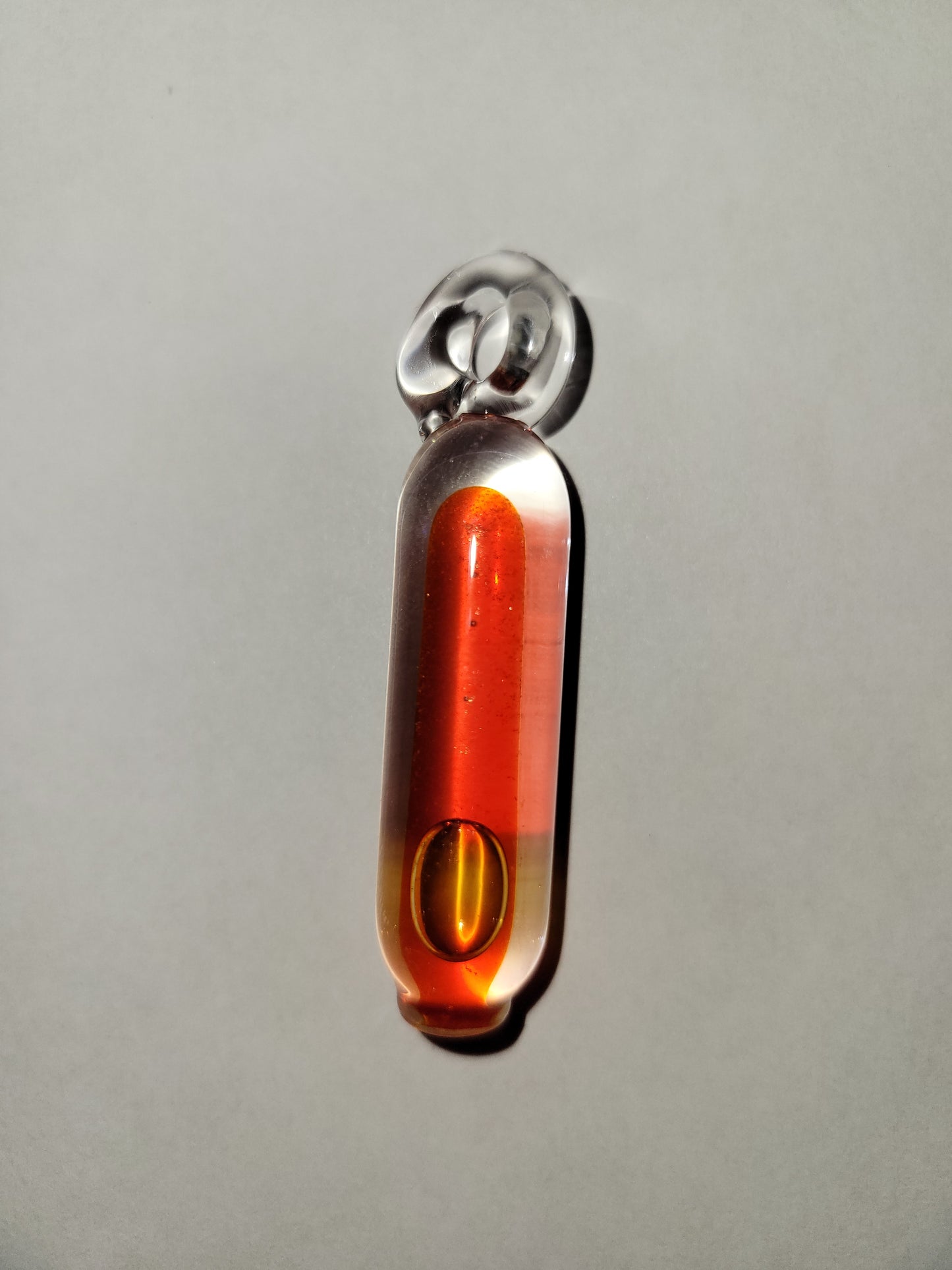 Liquid Filled Glass Lava Fidget Pendants - Handblown Glass