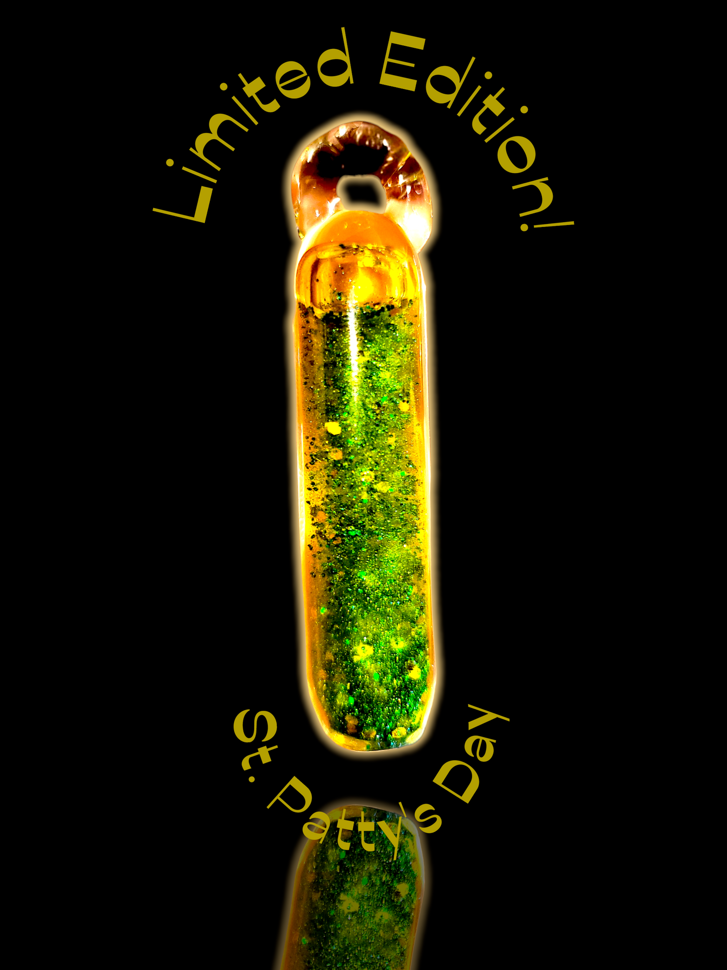 Liquid Filled Glass Fidget Pendants - Handblown Glass