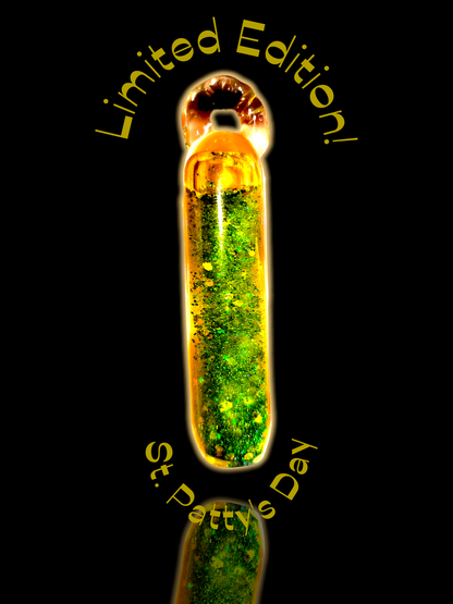 Liquid Filled Glass Fidget Pendants - Handblown Glass 🍀LIMITED