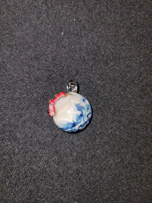 Glass Beach Necklace - Handblown Glass - ALE Glass