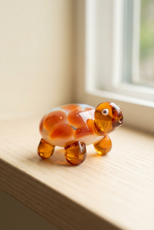 Glass Turtle - Handblown Glass